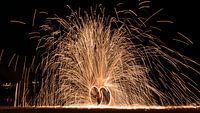 Rings of Fire - Sparkling Fireworks by Dirk Verwoerd thumbnail