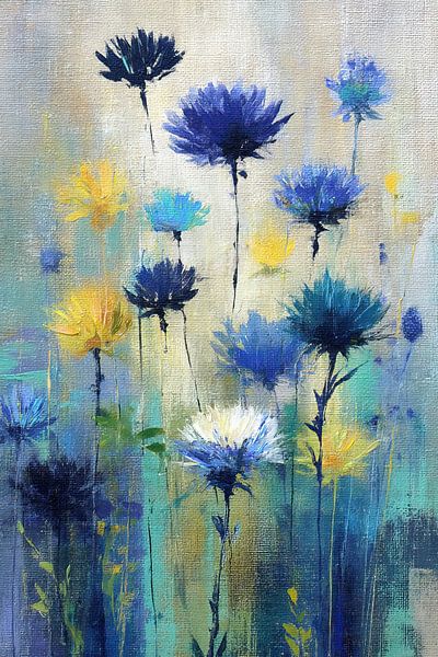 Bunte Blumen von Blumen Studio