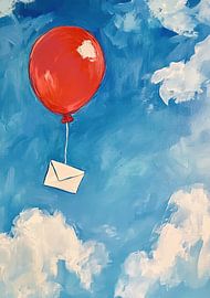 Luftballon Brief Geschenk Geburtstag Feier Party Ballon von Niklas Maximilian