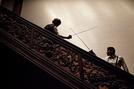 With crossed swords in the shadow by Irene Hoekstra