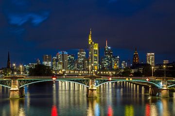 Skyline Francfort-sur-le-Main sur Heiko Lehmann