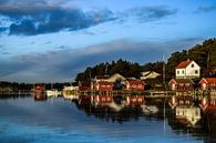 Bootshaus Schweden an der Nordsee von Sander Hekkema Miniaturansicht