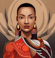 Maasai Masaï Vrouw, Afrikaanse kunst