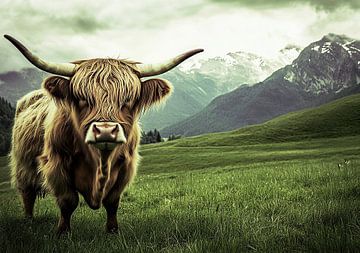 Highland Cow  van Niklas Maximilian