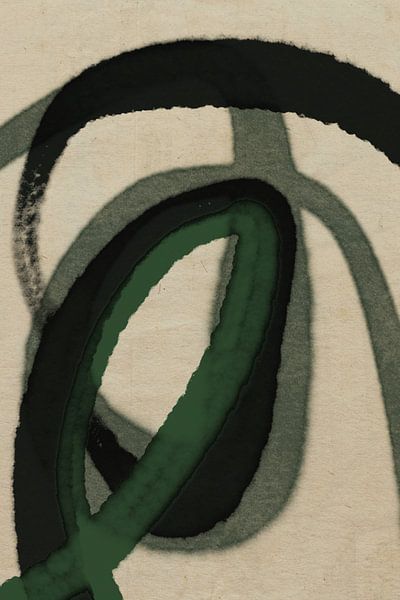 Green On Canvas No 1 par Treechild