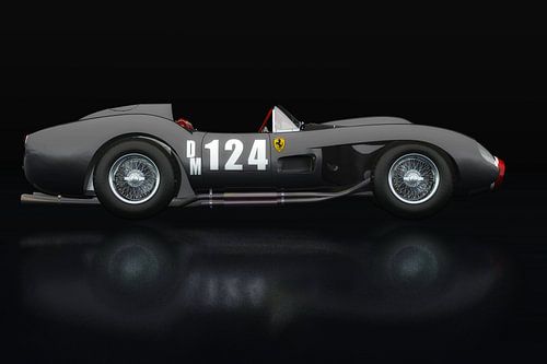 Ferrari F250 Testarossa Zijaanzicht