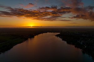 Coucher de soleil dans le Hoeksche Waard