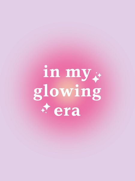 In my glowing era van Jenine Blanchemanche