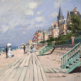 La promenade de Trouville, Claude Monet