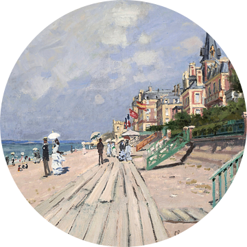 De promenade van Trouville, Claude Monet