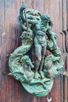 Sierlijke hangwerk oud herenhuis Venetië (kleur) van Niek De Ridder