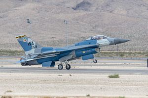 U.S. Air Force General Dynamics F-16C Fighting Falcon.