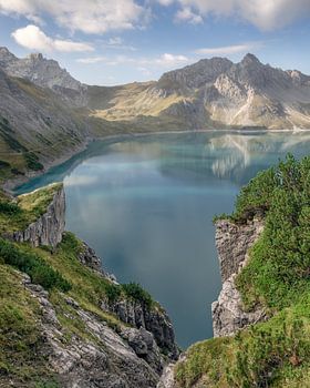 Above Lake Lünersee