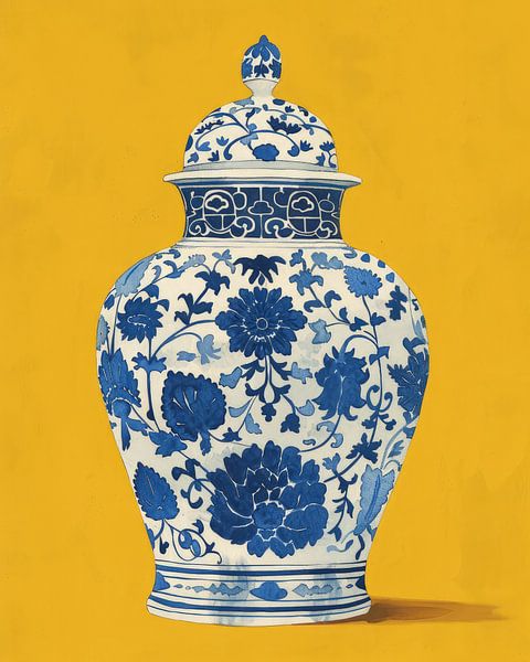 Koninklijk Blauw Erfstuk no.3 van ByNoukk