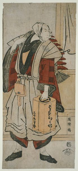 Toshusai Sharak - The Actor Matsumoto Koshiro IV as the Boatman... von Peter Balan