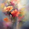 Peinture de bouquets au pastel sur Dakota Wall Art