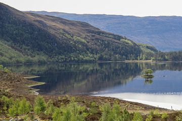 Loch in Scotland by Henk Alblas