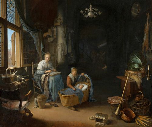 De jonge moeder, Gerrit Dou