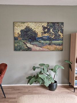 Kundenfoto: Landschaft in der Dämmerung, Vincent van Gogh