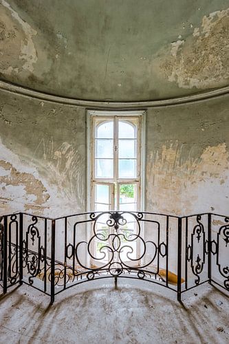 Ingangsportaal van een Oost-Europese villa