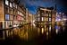 Grachtenhäuser auf dem Seedeich in Amsterdam von Fotografiecor .nl