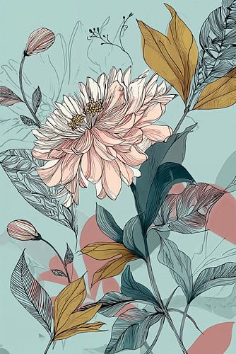 Vintage Flora in Pasteltinten no.3