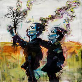 The psychedelic dance by Andreas Magnusson