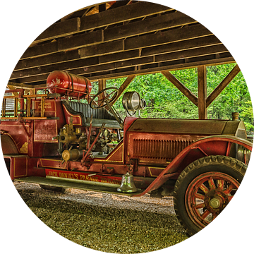 oldtimer brandweer wagen van Frank van Middelkoop