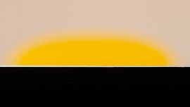 Art Picture in an Office - Looks like the sun goes up on a dark Horizon von Sebastian Czech