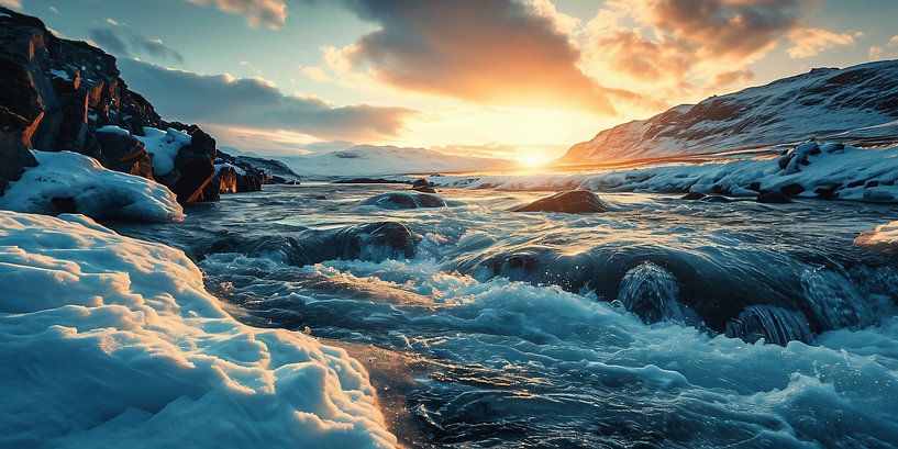 Winterlandschaft von fernlichtsicht