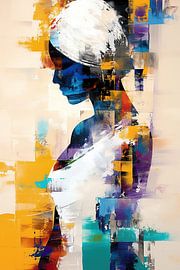 Frau | Fragmentierte Silhouette von Zen und Mehr