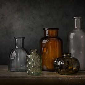 Silence captured in glass - modern still life by Silvia Thiel