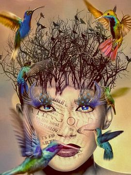 Bird Woman by Gisela- Art for You