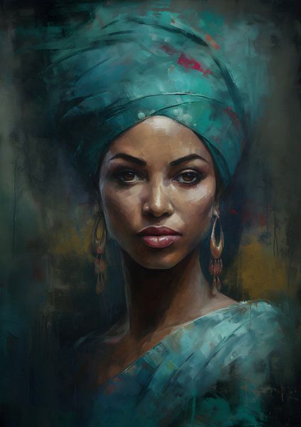 Portrait Malika par Artsy