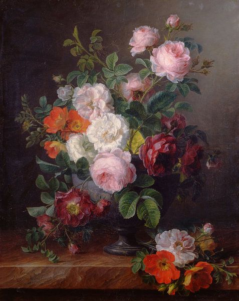 Vase der Rosen, Cornelis van Spaendonck von Meesterlijcke Meesters