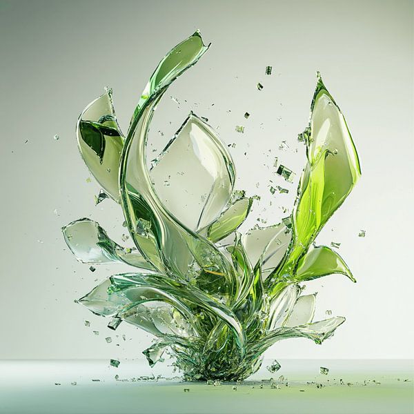 Green explosion by CanvasbyCaro
