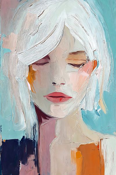 Portret in Pasteltinten no.2 van Studio BB