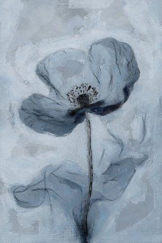 Eenvoudige Maanbloem | Blauw