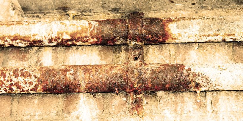 Minimalism Art Photography Rusty Tube Old by Hendrik-Jan Kornelis