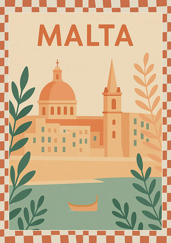 Kuststad op Malta