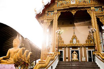 Een boeddhistische tempel in Thailand von Laurien Blom
