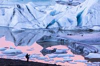 Glacier lake Skaftafellsjökull