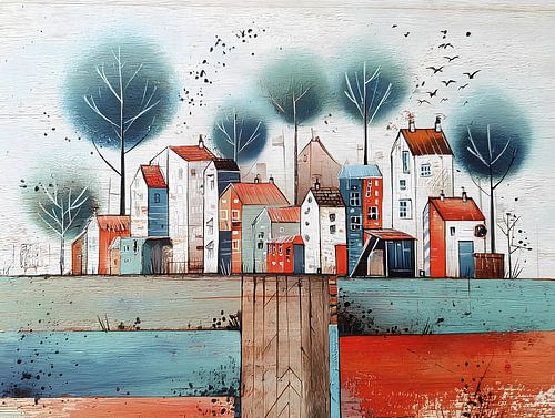 knusse huizen en seizoensgebonden platteland