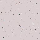 Abstrakte Terrazzo-Tapete in Lila, Blau, Braun und Weiß. von Dina Dankers Miniaturansicht