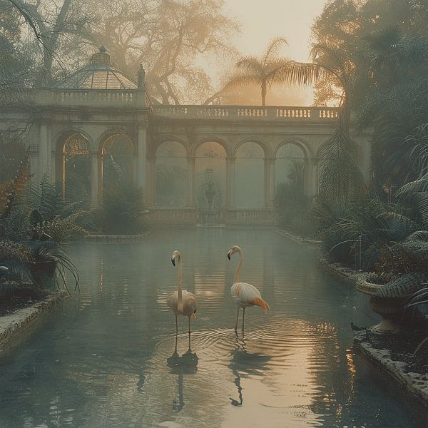 The Flamingo in style. by Karina Brouwer