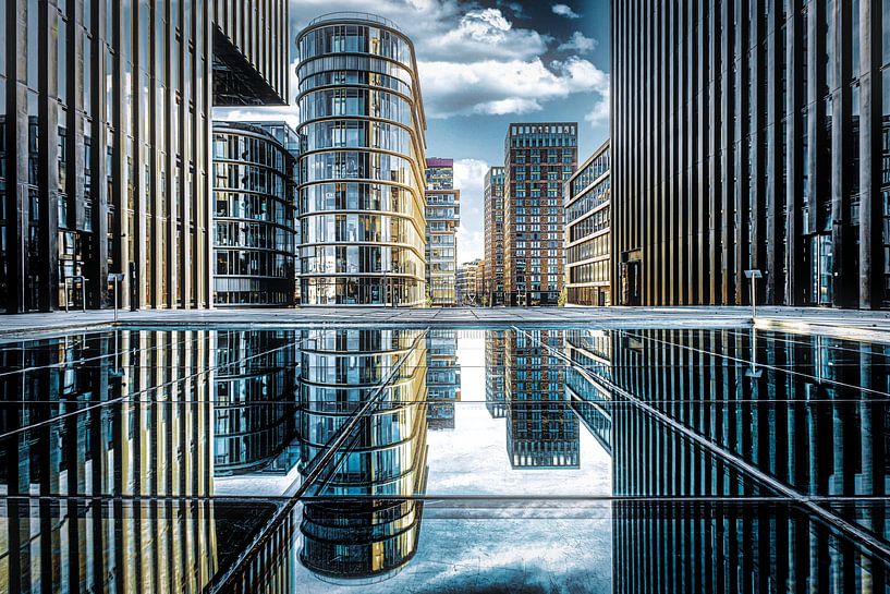 Port des médias de Düsseldorf par Dieter Walther