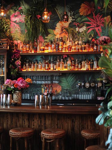 Tiki exotische bar