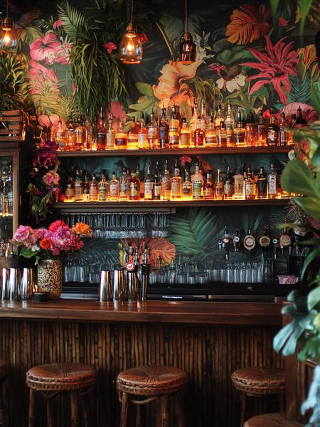 Tiki exotic bar by haroulita