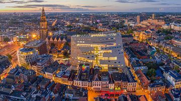 Bruisend centrum van Groningen van Peter Wiersema