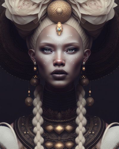 Portret "Queen of the earth"